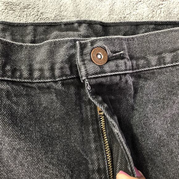 Genuine Dickies Men's Duck Utility Jeans 38 X 30 Black Dark Wash Straight - Picture 6 of 11